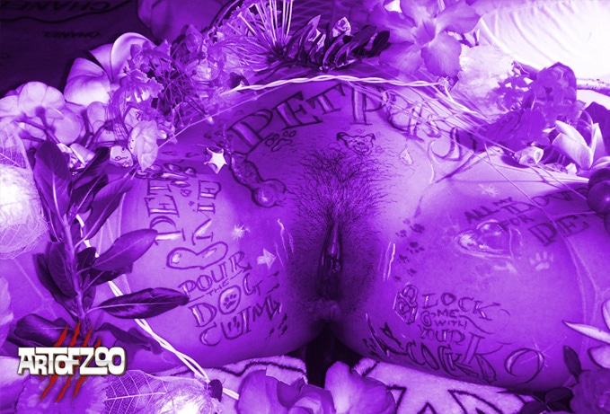 ArtOfZoo - TigerLily Pussy Art - sex with dogs